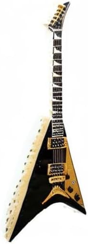 Miniatura 7 de Axe Heaven RR-085 Randy Rhoads Negro y Oro Concorde Flying V Mini Guitarra