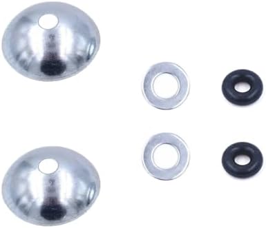 2 Set Gym Cable Ball Stopper Domed Washer Bowl Rubber Ring Kit Replacement Parts for Gym Machine Steel Wire End Connector Weight Lift Pulley System Rope Joint Terminals Fitness Equipment image 5