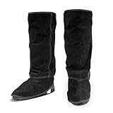 Protezioni per saldatura in pelle – Protezione per stivali di saldatura resistenti al calore e all'abrasione – Protezioni scarpe – Ghette per saldatura, 1 paio