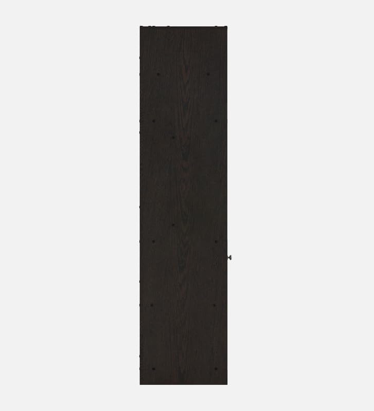 Image of Burgh Bar Unit for Home | Engineered Wood Bar Cabinet | Dark Wenge Finish | Elegant Storage Design | Sturdy & Space-Saving | Easy Knock-Down Assembly