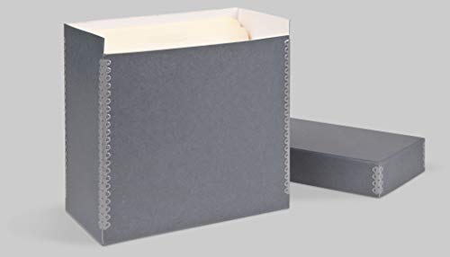 Gaylord Archival 12' LP Record/Album Preservation Box in Tan - 7W x 13L x 13' H