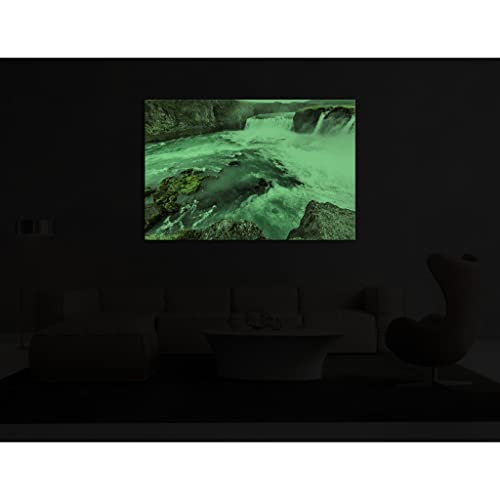 Tableau phosphorescent nature qui brille dans le noir 80x120 cm DCL121 - 4