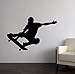 Pegatinas De Pared Monopatín Calcomanía De Pared Skate Deportes Extremos Calcomanía De Vinilo Para Niños Niños Habitación Habitación De Adolescente Estadio Decoración De La Pared Arte 57X38Cm