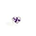 Purple Ribbon Heart Charms with Australian Crystals Buy 1 Give 1 -- 2 Charms for only $9.99