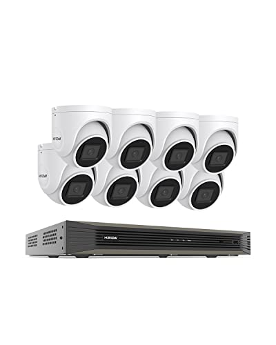 Amazon.co.jp: H.View 800万画素 ドーム型防犯カメラ 8台セット 固定