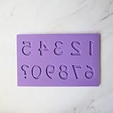 Simple Number Baking Mold For Cupcakes, Cakepops, Chocolate Strawberries, Pretzels And Rice Krispies