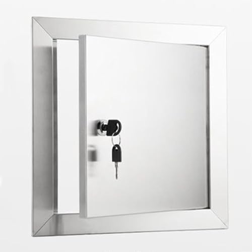 Panneau d'accès en acier inoxydable durable avec serrure pour protection électricité