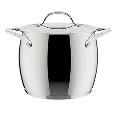 Lagostina Orchestra Pentola Con Coperchio e Due Manici In Acciaio Inox 18/10 Ø 18 cm, Fondo Lagotherm 3 Strati, Effetto Specchio Esterno e Interno Satinato, per Tutte le Fonti di Calore