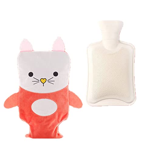Bouteille eau chaude UKKO bouillotte peluche chocolat sac injection eau pieds taille portable