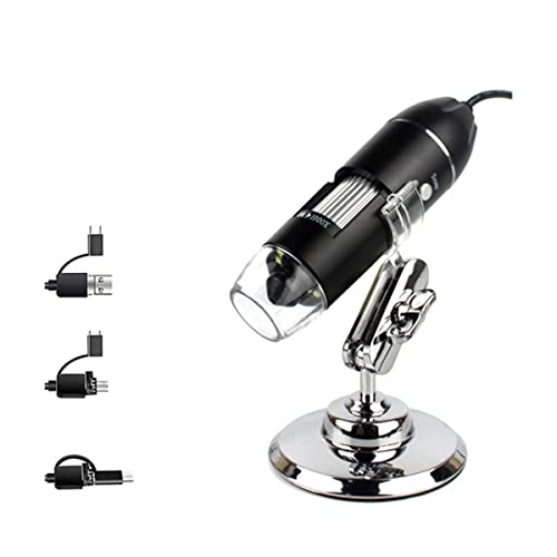 Lbg fW^A1000x 1600x 8 Le.DS.2mpdqY[J YA_v^[ (Color : 3 IN 1 mini Bracket, Magnification : 1600X)