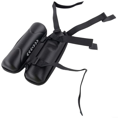 Sacoche avant pour trottinette électrique, 1 L, EVA avec poche en maille, léger, imperméable, pour téléphone, outils, clés, design antidérapant pour