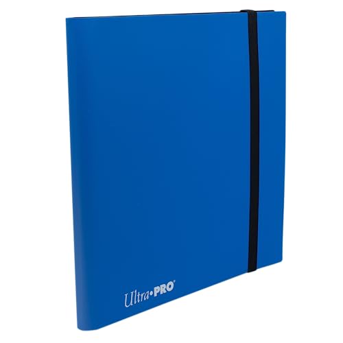 Image of Ultra PRO - Eclipse 12-Pocket Pacific Blue PRO-Binder for 480 Cards Standard Size Cards, Protects Collectible Cards, Gaming Cards and Sports Cards In Ultra PRO Deck Protector Sleeves