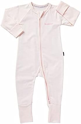 Bonds Baby Boy Girl Cotton Wondersuit Zip Jumpsuit Pink/White 3 Pink & White Stripes (68R) Bodysuit
