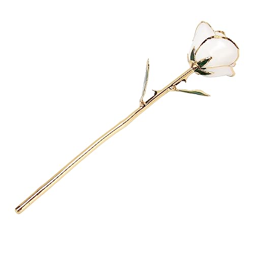 Gold Dipped Rose Real 24K Gold Rose, Rose Dipped in 24K Golden Roses Romantic Gifts for Women in Her Birthday Anniversary Valentines Day Mothers Day - Afbeelding 5