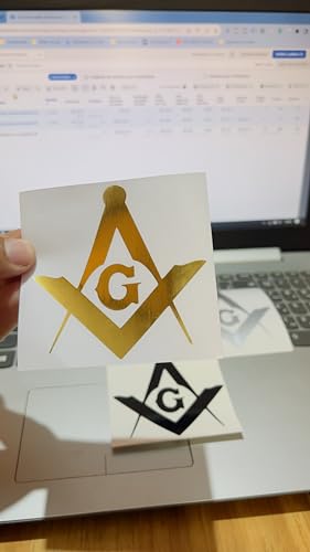 Lindos Adesivos da Maçonaria (Ouro)