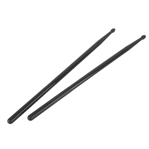 Juego de baquetas para ejercicio con punta de nailon, instrumento de percusión portátil, para principiantes (negro) miniatura 5