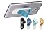 Produktbild Hama Fingerhalter Griff für Smartphones und Tablets universal Fingerloop Handy Handyhalterung Ständer Halterung Halter