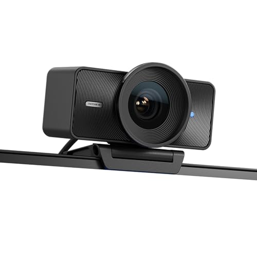 Elgato Facecam 4K - studyjna kamera internetowa 4K60, sterowanie jak DSLR, efekty filmowe, filtry obiektywowe 49 mm, HDR, nieskompresowany wideo, zoptymalizowany obszar ostrości | USB-C do PC i Mac