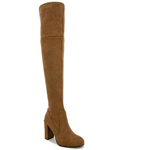 Botte au-Dessus du Genou Kenneth Cole Femme Justin en Cuir Noir