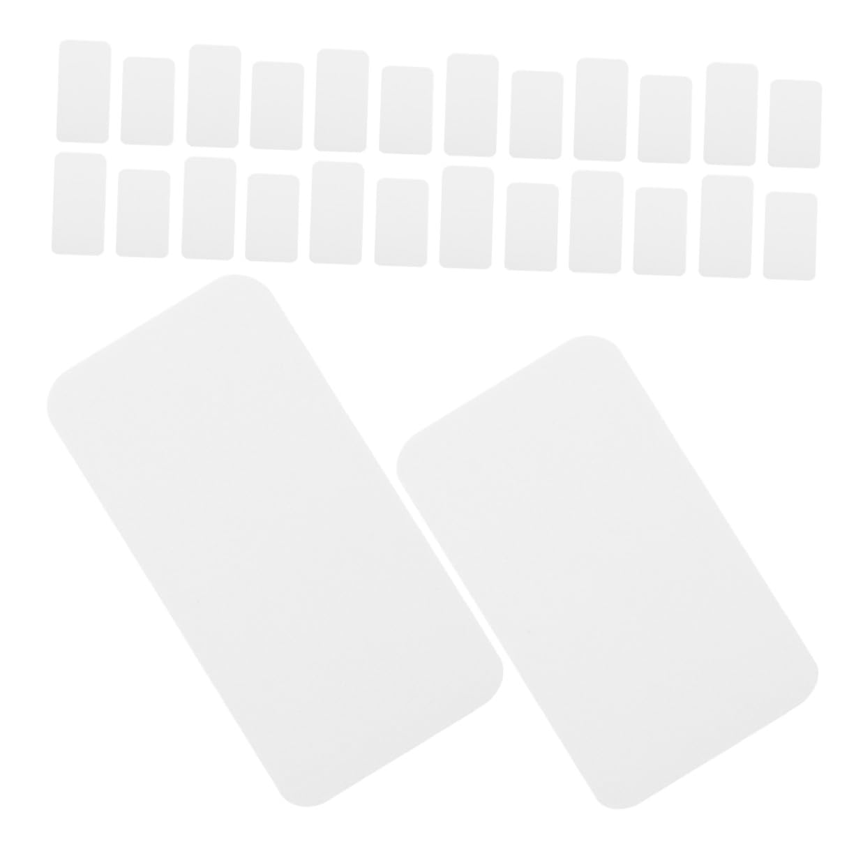 180pcs Insect Mounting Display Boards with Rounded Corners, Thickened Portable Butterfly Specimen Pinning Cards 50x25mm 65x25mm for Entomology Teaching and Micro Specimen