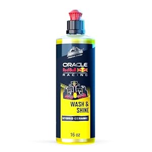 Armor All Podium Series Hybrid Ceramic Wash & Shine, 16 fl oz, 2-in-1 Car Wash and Wax Developed in Collaboration With Oracle Red Bull Racing