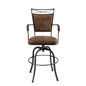 Hillsdale Bridgetown Swivel Tilt Barstool, Aged Bronze Finish Hillsdale Bridgetown Swivel Tilt Barstool Aged Bronze Finish