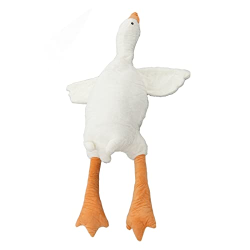Peluche d'oie blanche de simulation grand format modèle doux