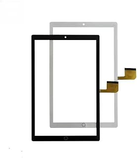 Pantalla táctil capacitiva para CX374D FPC-V01 de 10.1 pulgadas, color negro y blanco, panel de vidrio externo de 241 x 151 mm (blanco)