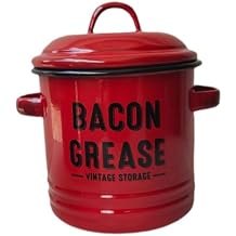 Small Enamel Cooking Pot with Lid Enamel Ware Cookware Sauce Pan Nonstick Soup Pot with Lid for Making Soup Outdoor Chicken, Red