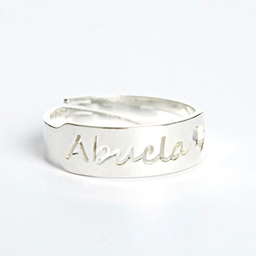 Detalles Party baby Anillo Plata Abuela Regalo Abuela Cover