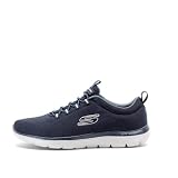 Skechers Hombre Summits Louvin Zapatillas, Navy Mesh/PU/Trim, 42 EU