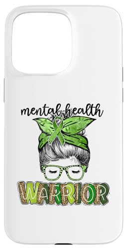 Mental Health Warrior Green Mental Health Awareness Women �X�}�z�P�[�X iPhone 15 Pro Max �p