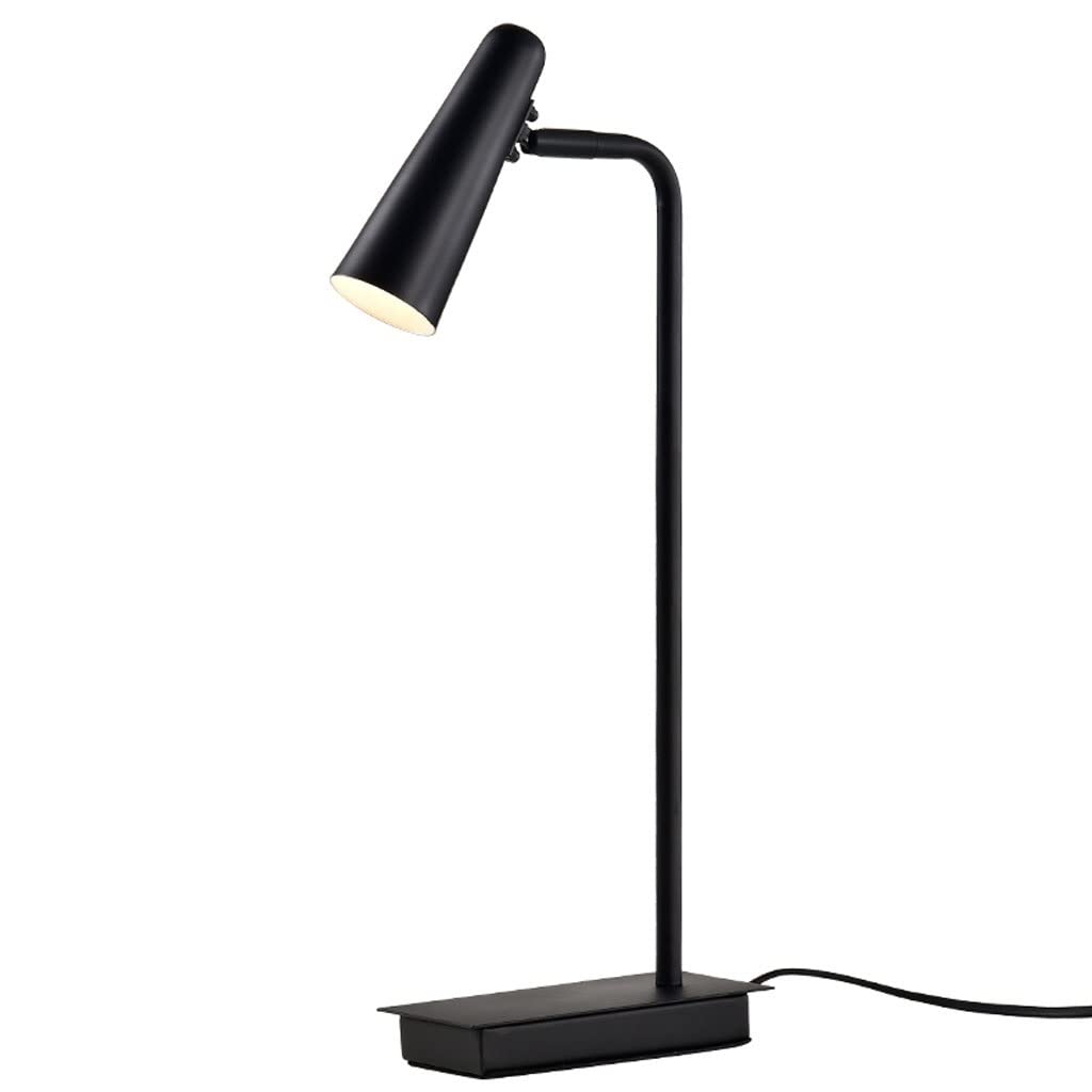 Lampa stołowa Lampa biurkowa Nordic Study Lampka nocna do sypialni Prosta europejska lampa stołowa Lampa stołowa LED(Zwart)