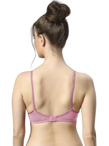 Image of SONARI Wire Free Padded Bra | Medium Padding for Support, Medium Coverage, Soft Cotton Polyester Material, Adjustable Straps with Hook & Eye Closure, Wash Only - 007