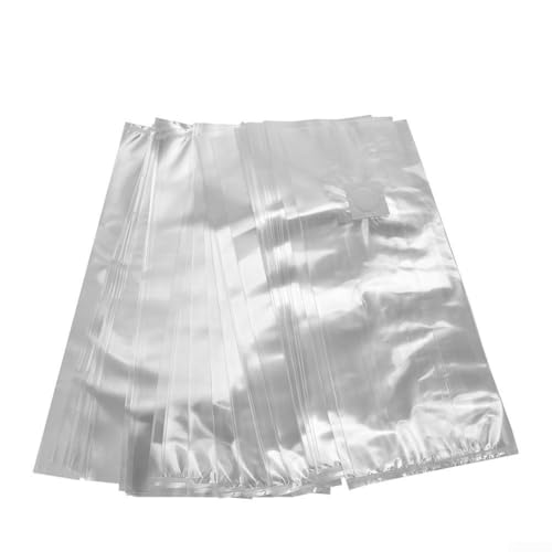 Lot de 50 sacs de culture en polypropylène transparent avec filtration de l'air de 0,2 um et propriétés résistantes à la chaleur pour la production de spawn