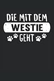  West Highland Terrier Notizbuch (liniert) Hundebesitzer Hunde Westie