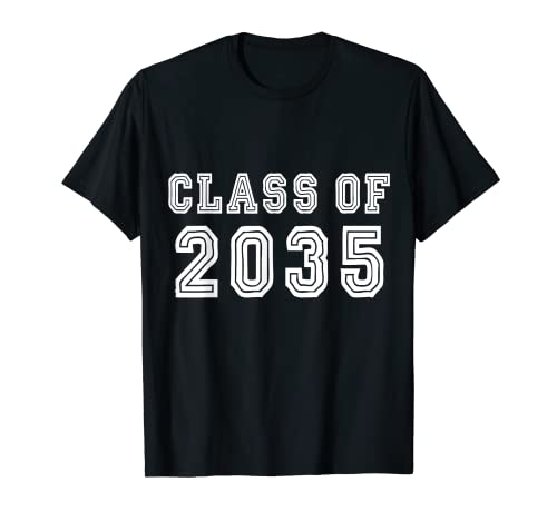Class of 2035 Students Pre-K Graduation Day Grow With Me T-Shirt
