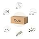 Qub Focus III 1-Phasen Led Schienensystem - 400cm - 6x GU10 Spots - 4x 1m Schienen - I-Form - Deckenstrahler Weiß - Erweiterbar & flexibel - LED-kompatibel - Modernes Design Spot lampe
