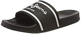 pepe jeans london b2b  Pepe Jeans London Herren Slider Basic Man Pantoletten, Schwarz (Black 999), 42 EU