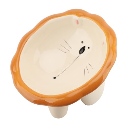 Large gamelle surélevée pour chat en céramique stable