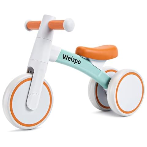 welspo Baby Balance Bikes for 1 Year Old Boys Girls 12-24 Months Kids Toddler First Bicycle Infant Walker Children No Pedal 3 Wheels Mini Bike Riding Toys Cover