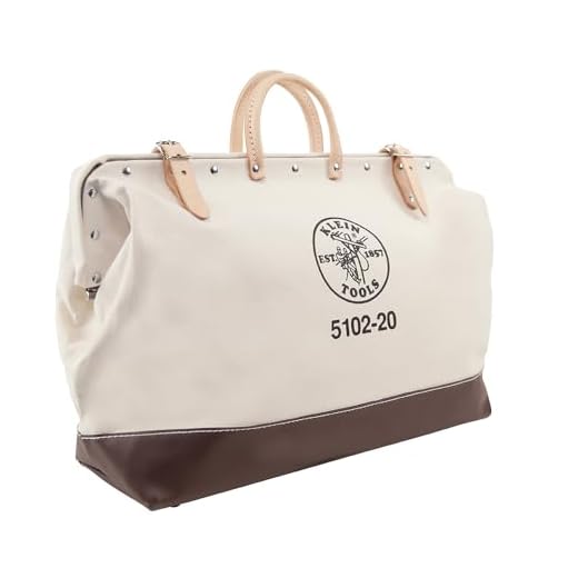 Klein Tools 5102-20 Canvas Tool Bag, 20-Inch
