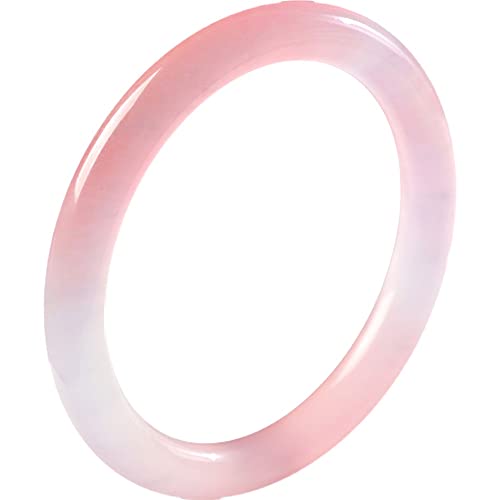 Bracelet en jade rose et calcédoine le cadeau pour femme idéal et unique