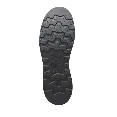 Thorogood American Heritage 6" Steel Safety Moc Toe – Black MAXWear Wedge Mens Work Boot, Full-grain Leather, Shock Absorption Footbed, Crazy Horse - 124