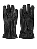 JACK & JONES Jacmontana Leather Gloves Sts, Guanti Uomo, Nero (Black), Large (Taglia Produttore: L/XL)