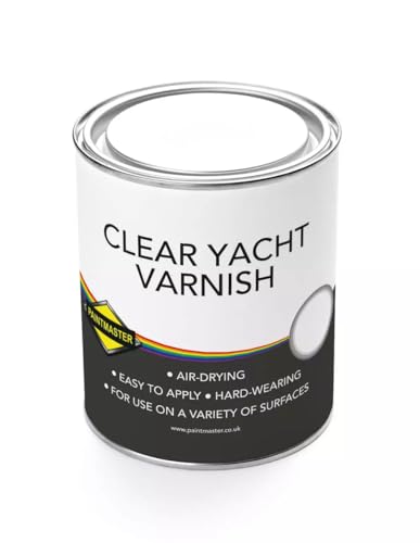 Paintmaster Clear Yacht Varnish:, Durable Resin for Interior and Exterior Wood Surfaces (Clear, 5L)