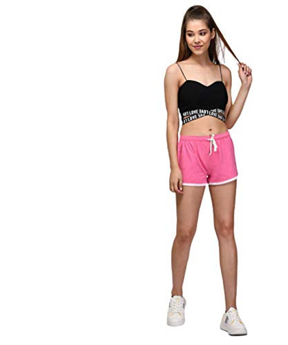 Image of KOTTY Women's Night Shorts(LightPink&Yellow,28)