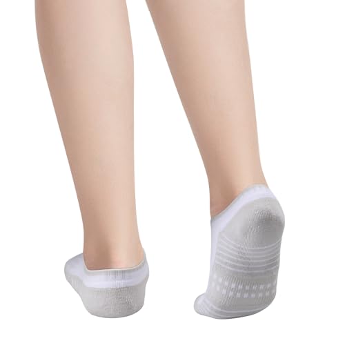 Image of YUEDGE Women's No Show Socks Breathable Invisible Ankle Socks Comfort lightweight Low Cut Socks For Women, 6 Pairs