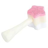 Toyvian Manual Facial Cleansing Brush Portable Lightweight Skin Care Massage Tool for Women and Travel Ergonomic Silicone Face Scrubber Soft for All Skin Types Multi-Purpose Body and Fruit