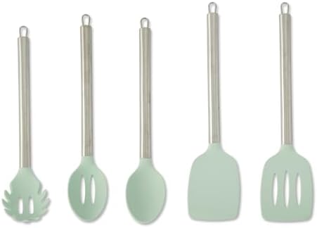Core Kitchen Conjunto de utensílios de silicone e aço inoxidável ...